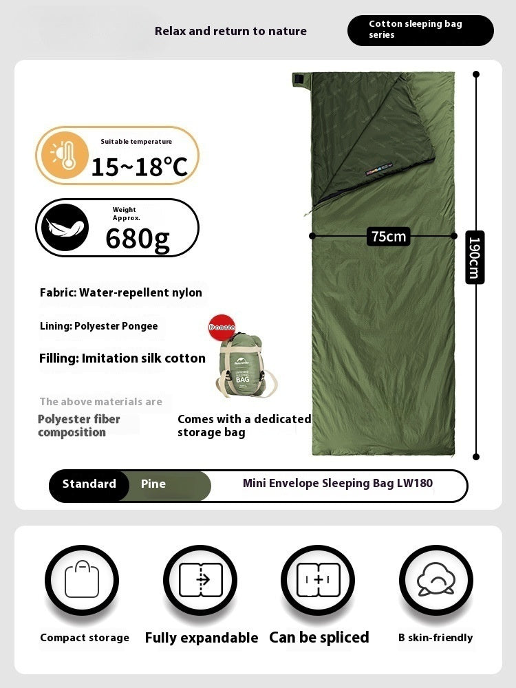 Unleash the Adventure: Discover the Summer Envelope Thin Sleeping Bag
