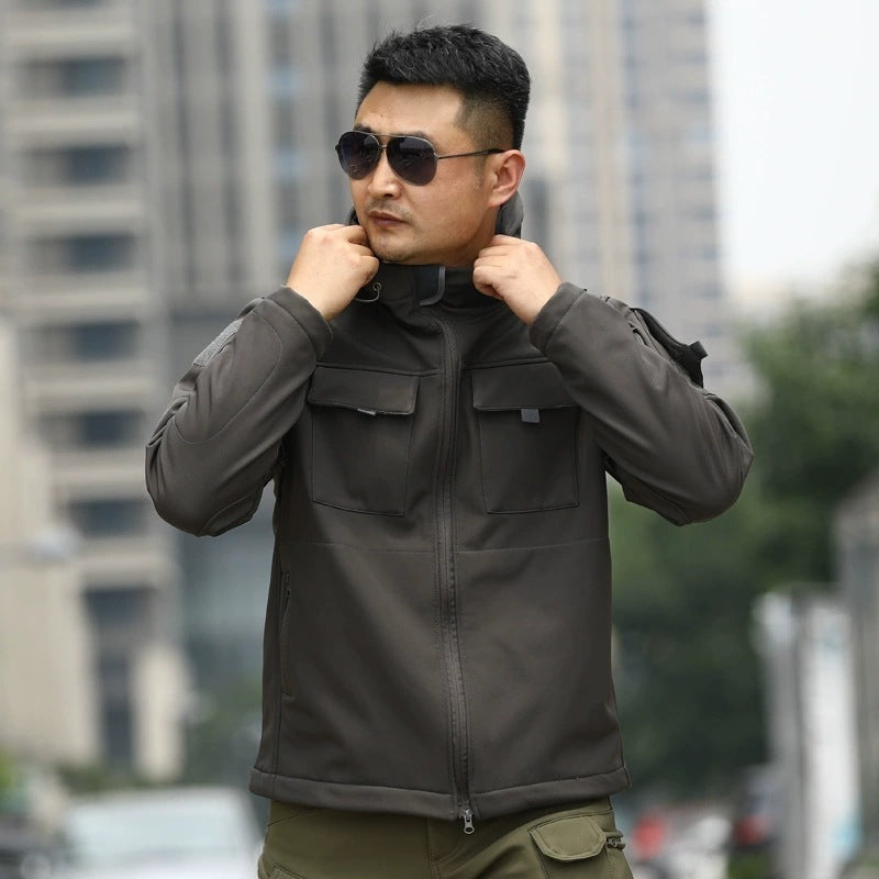 Shell Jacket Camouflage Cold Sports
