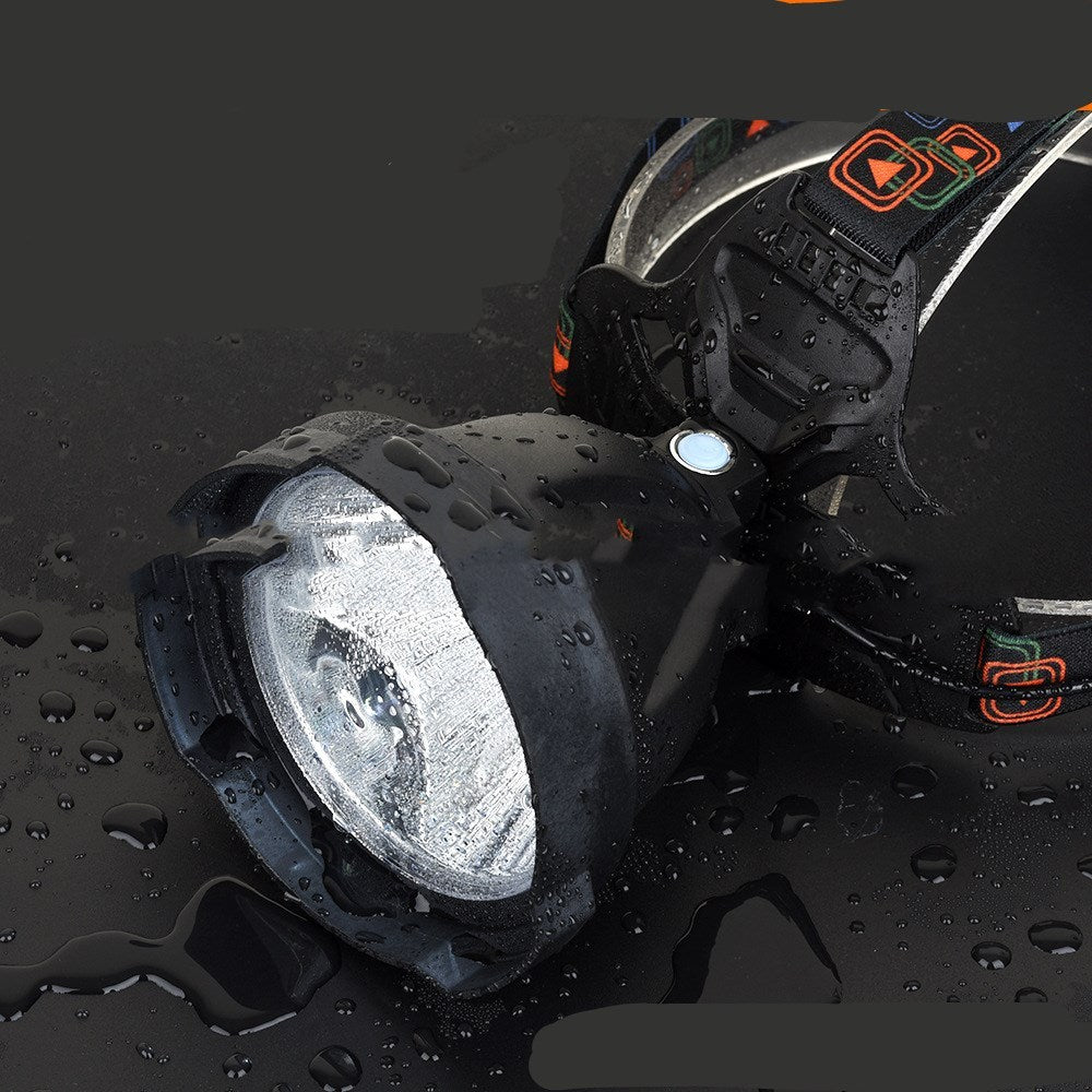 Head-mounted night fishing lamp