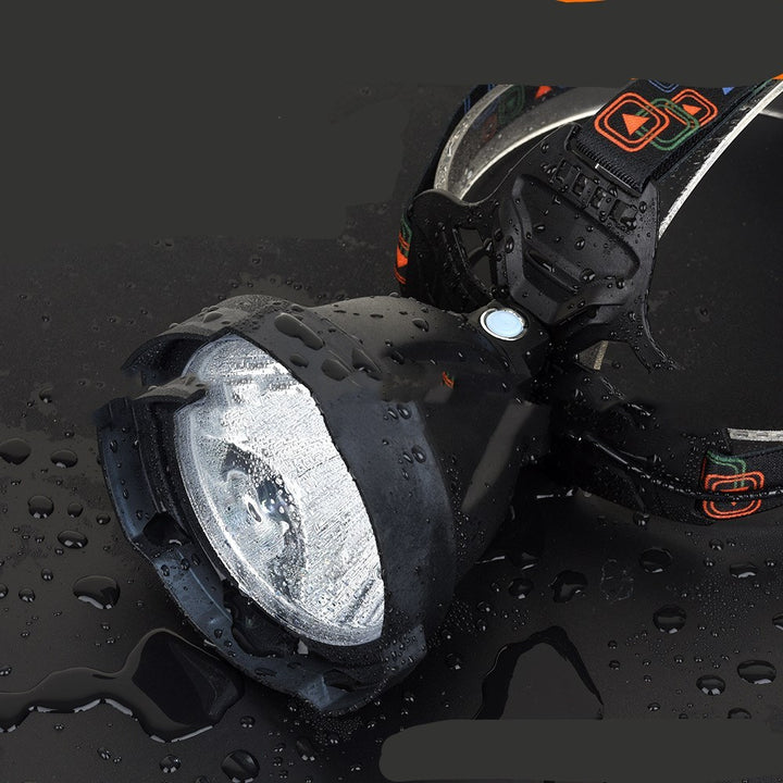 Head-mounted night fishing lamp