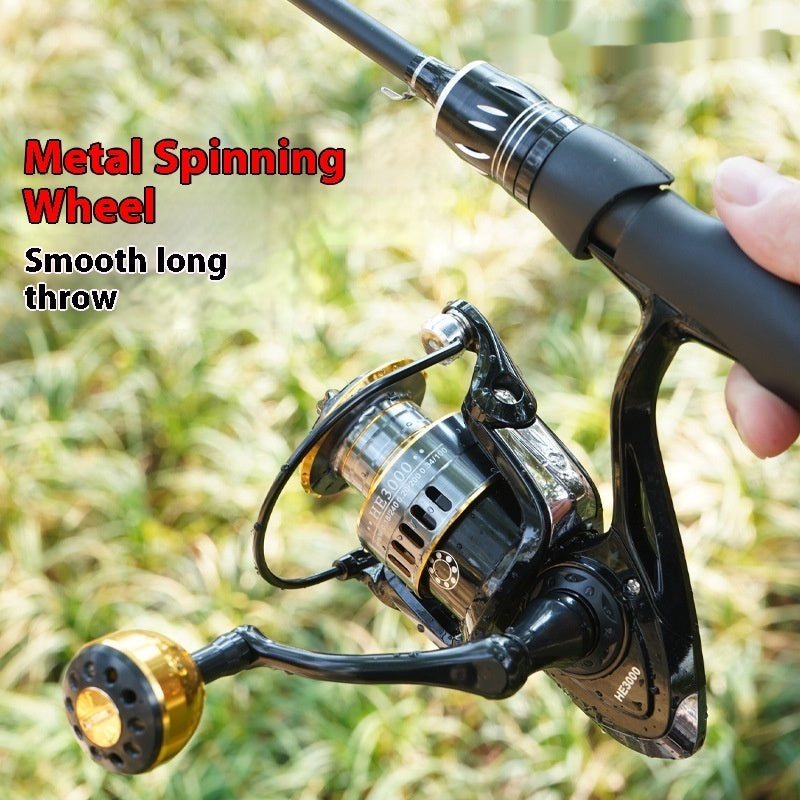 Telescopic Fishing Rod Tossing