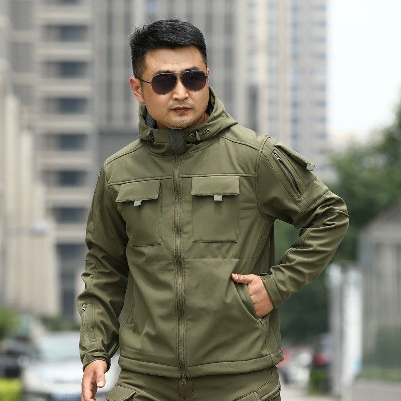 Shell Jacket Camouflage Cold Sports