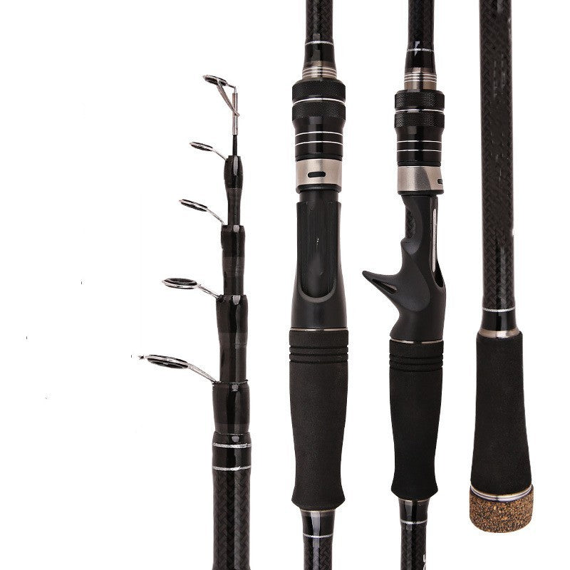 Portable Straight Shank Fishing Rod