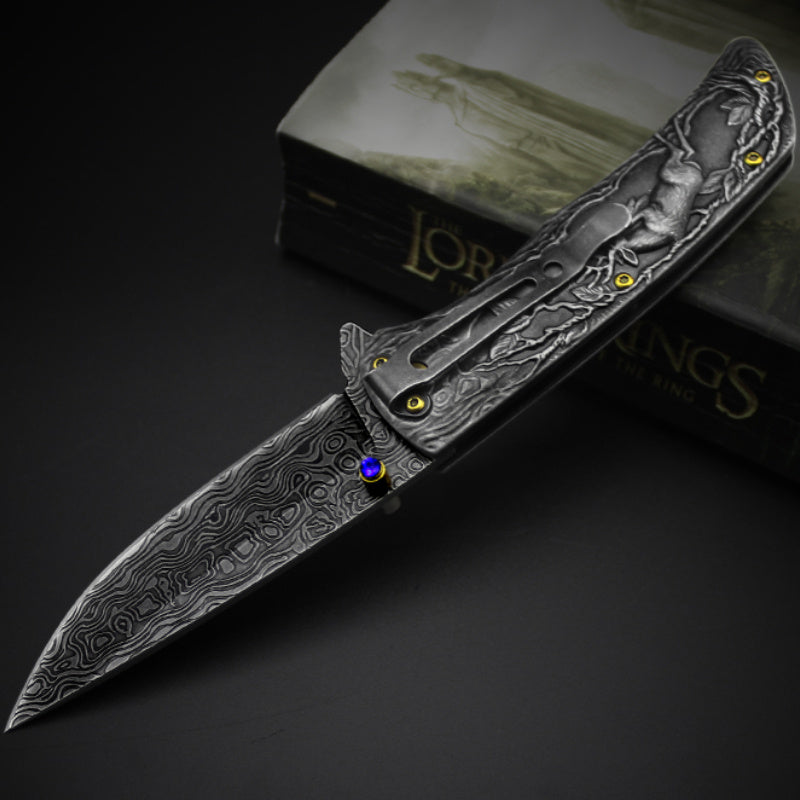Craft Folding Wild Survival Camping Knife