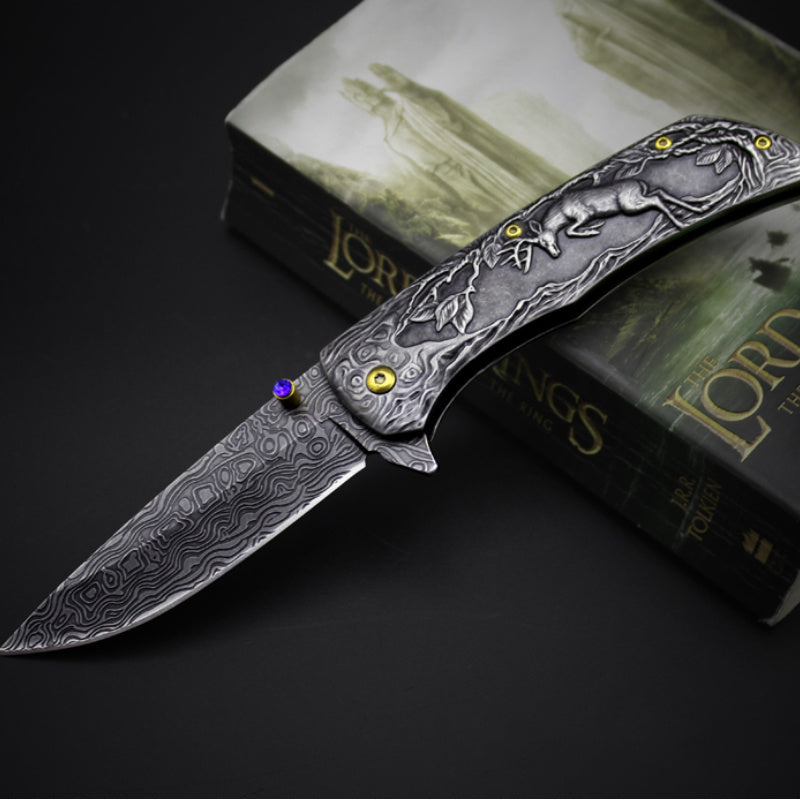 Craft Folding Wild Survival Camping Knife